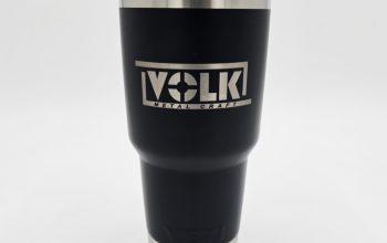 Alternative view of VOLK-engraved YETI 30oz Tumbler